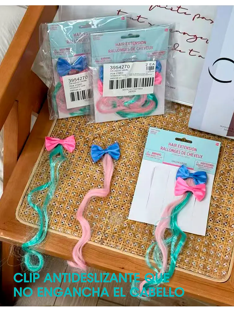 SET DE HEBILLAS DE PELO C/U 3