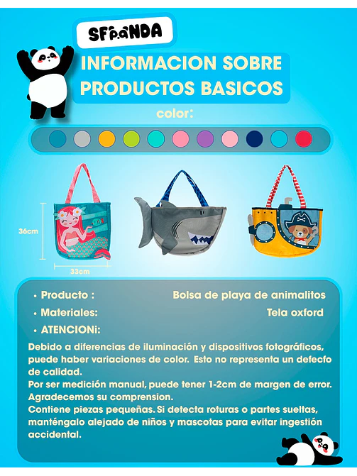BOLSO INTANTIL C/U 16