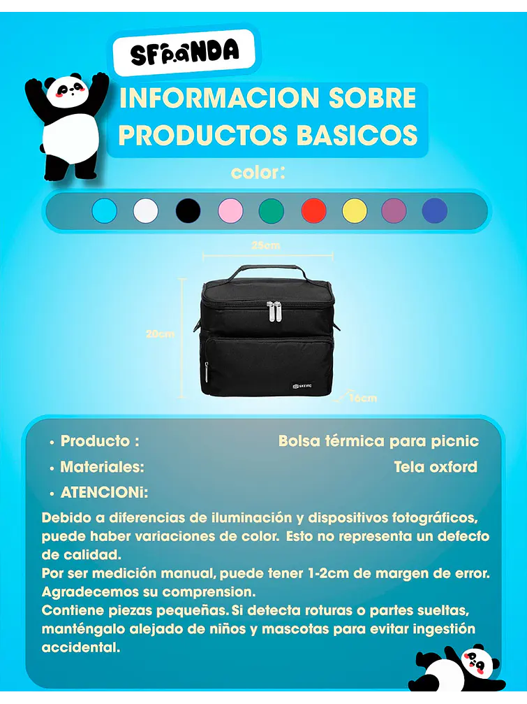 BOLSO TERMICO C/U 8