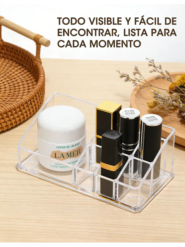 ORGANIZADOR  MAQUILLAJE C/U 2