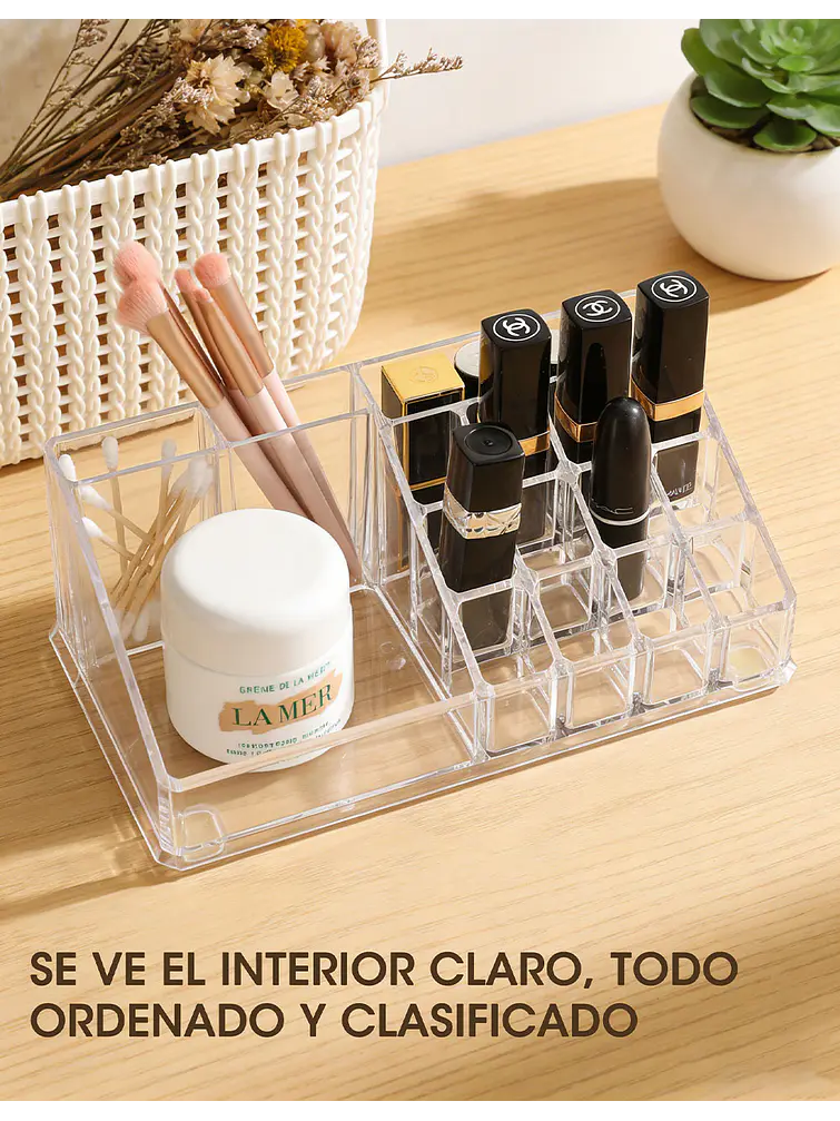 ORGANIZADOR  MAQUILLAJE C/U 2