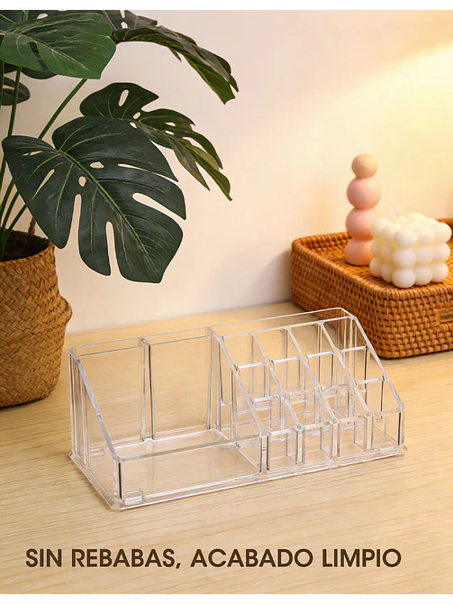 ORGANIZADOR  MAQUILLAJE C/U 4