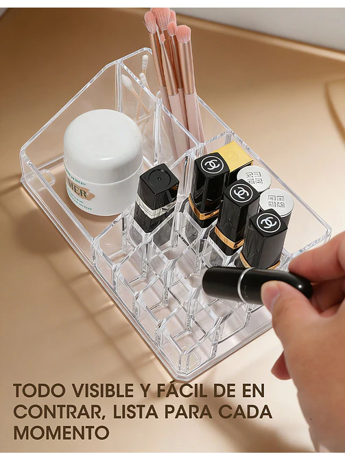 ORGANIZADOR  MAQUILLAJE C/U 6
