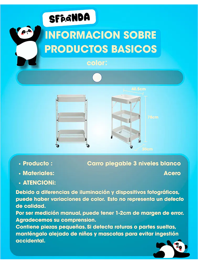 CARRO ORGANIZADOR C/U 8