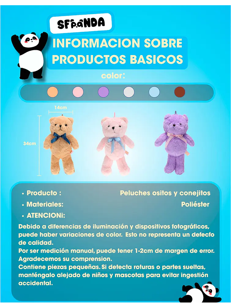 PELUCHE C/U 15
