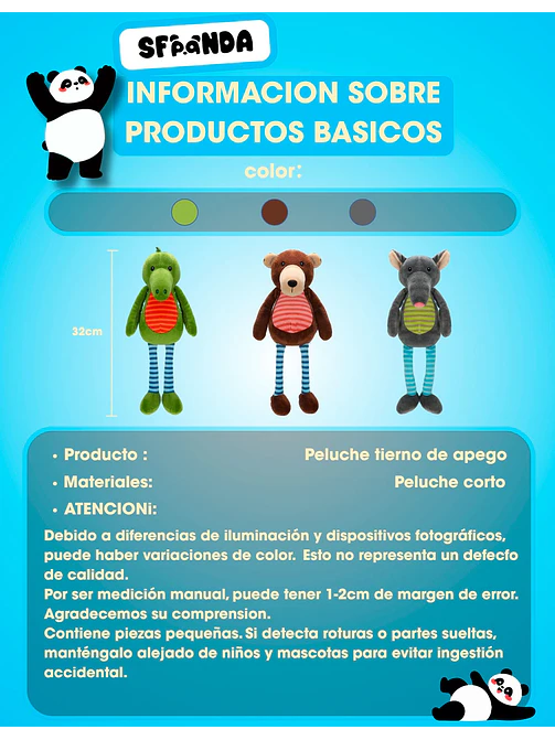 PELUCHE C/U 9