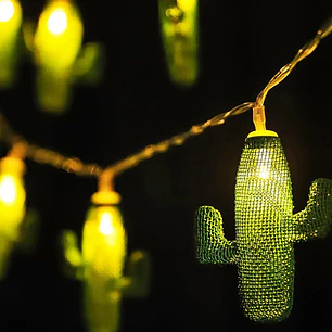 GUIRNALDA LED CACTUS C/U