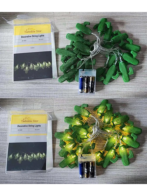 GUIRNALDA LED CACTUS C/U 1