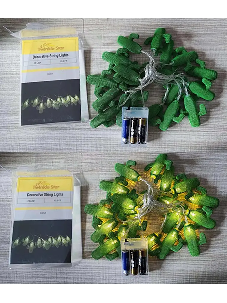 GUIRNALDA LED CACTUS C/U 1