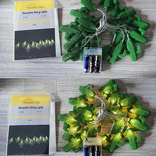 GUIRNALDA LED CACTUS C/U