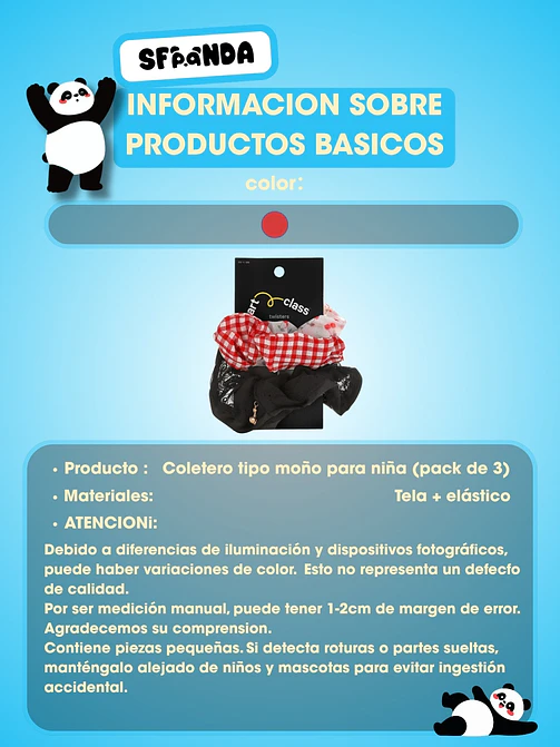 COLITAS DE PELO PCS*3 4
