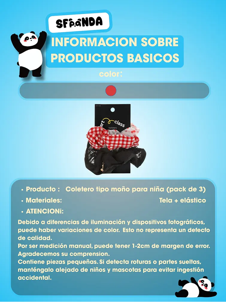 COLITAS DE PELO PCS*3 4