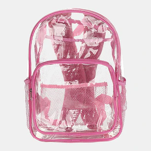 MOCHILA TRANSPARENTE C/U