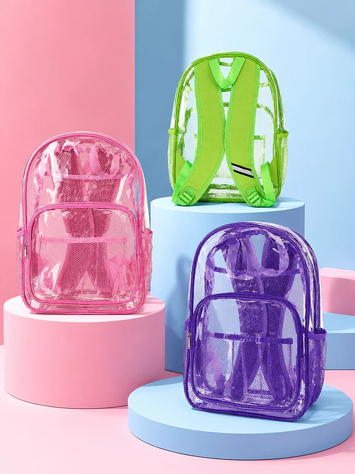 MOCHILA TRANSPARENTE C/U 4