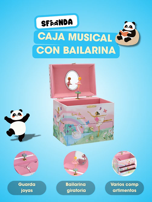 CAJA MUSICAL ALHAJERO C/U 5