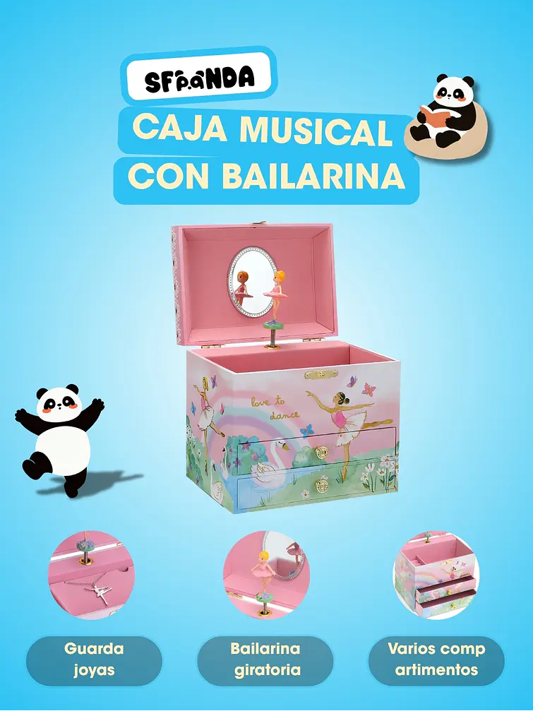 CAJA MUSICAL ALHAJERO C/U 5