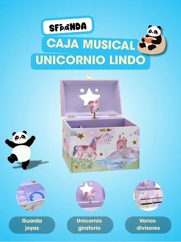 CAJA MUSICAL ALHAJERO C/U 4