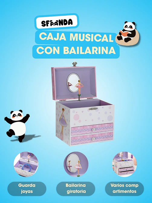 CAJA MUSICAL ALHAJERO C/U 5