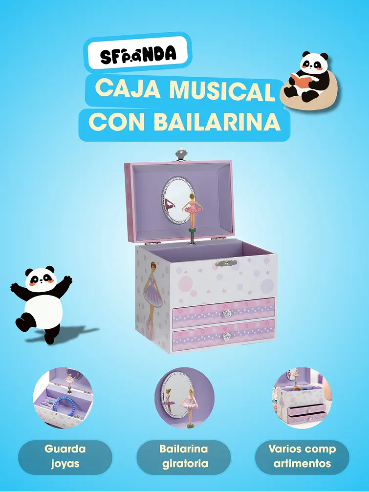 CAJA MUSICAL ALHAJERO C/U 5