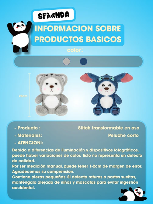 PELUCHE C/U 5