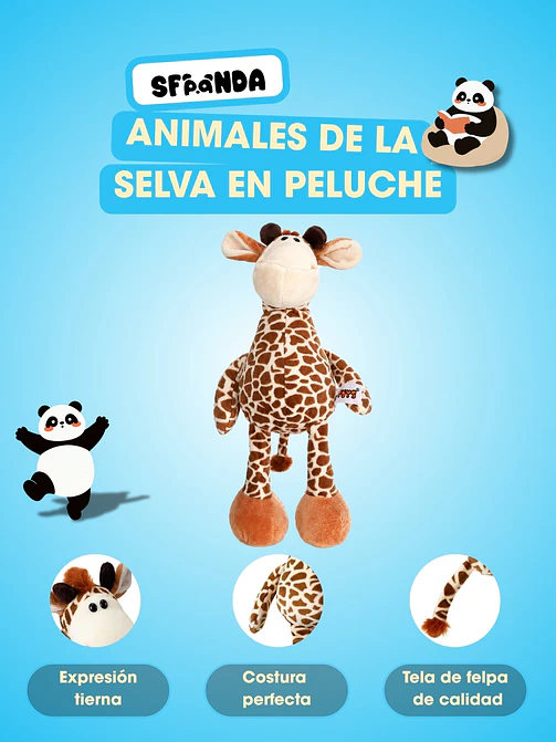 PELUCHE DE ANIMALES C/U 5