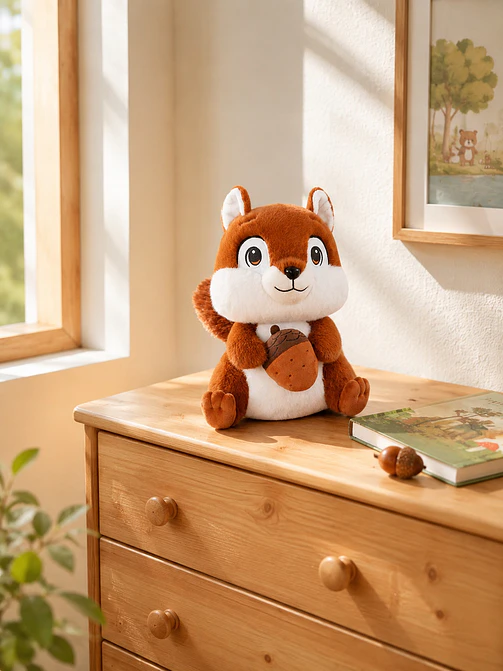 PELUCHE DE ARDILLA C/U 3