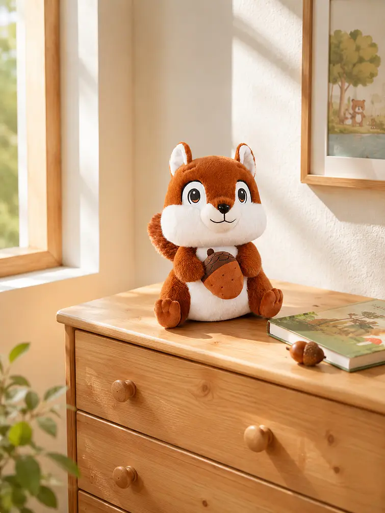 PELUCHE DE ARDILLA C/U 3