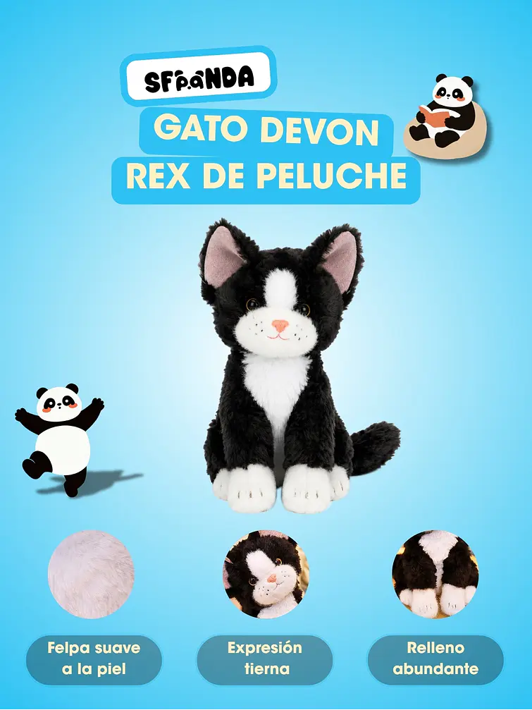 PELUCHE DE GATO C/U 3