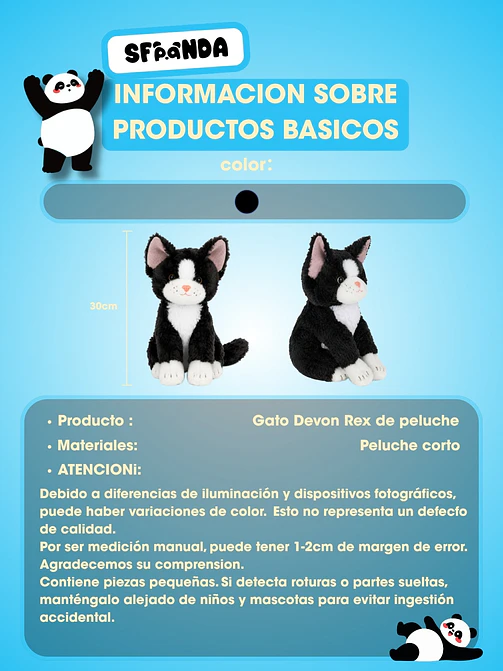 PELUCHE DE GATO C/U 4