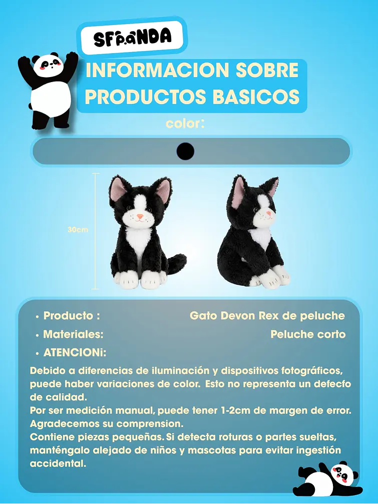 PELUCHE DE GATO C/U 4