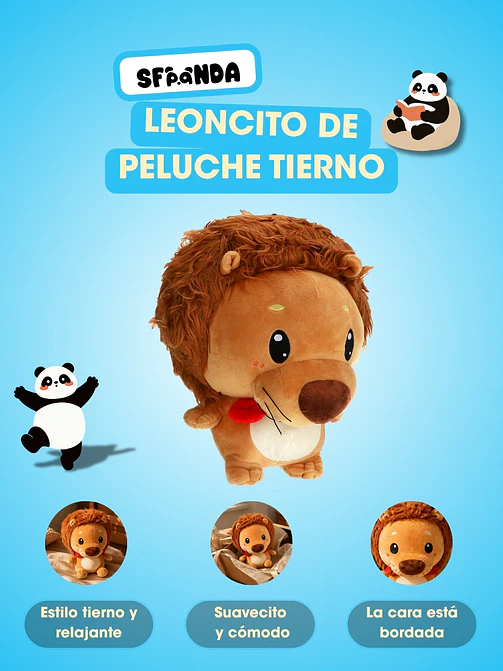 PELUCHE DE LEON C/U 4
