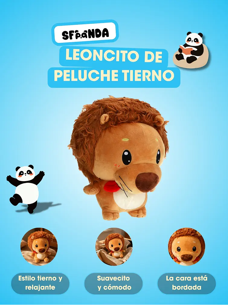 PELUCHE DE LEON C/U 4