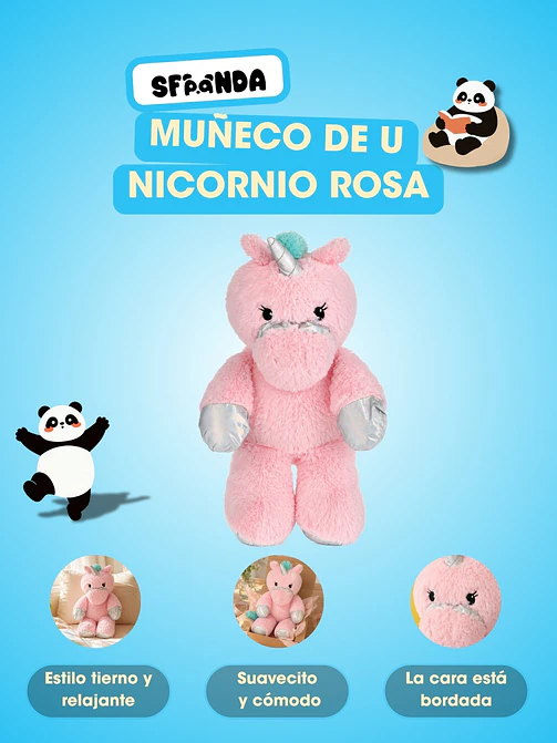 PELUCHE DE UNICORNIO C/U 5