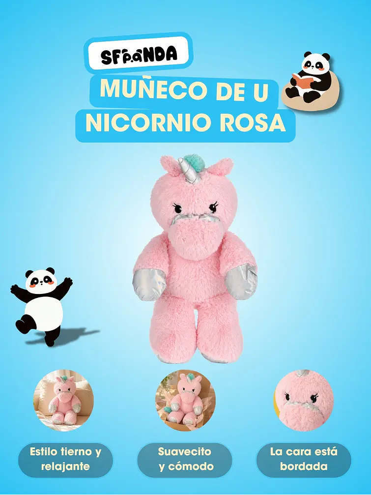 PELUCHE DE UNICORNIO C/U 5