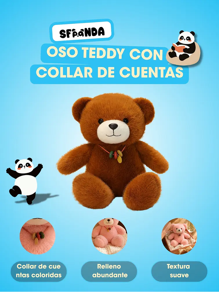 PELUCHE DE OSO C/U 5