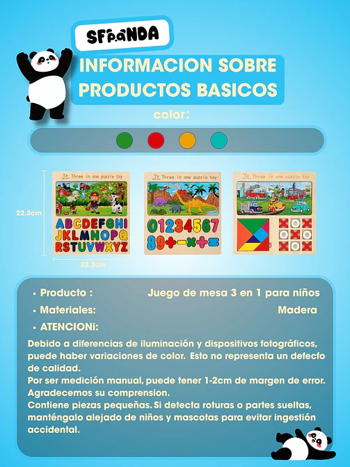 JUEGO DE ENCASTRE C/U 4