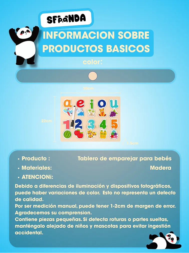 JUEGO DE ENCASTRE C/U 5