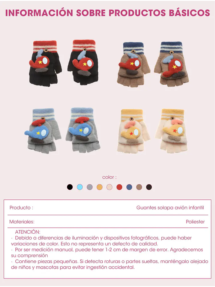 GUANTES C/U 9