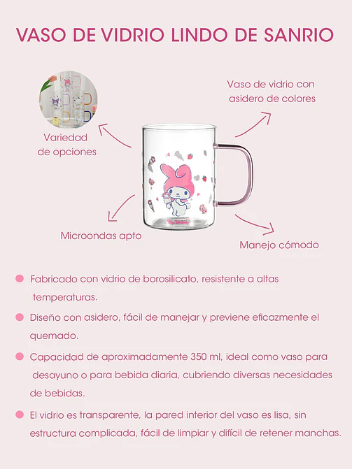 VASO 350ML C/U 8