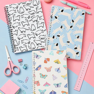 CUADERNO ANILLADO A5 C/U