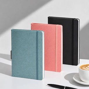 CUADERNO CON ELASTICO A5 C/U