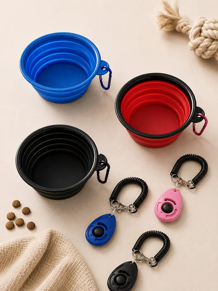 PLATO PLEGABLE PARA MASCOTAS C/U 1