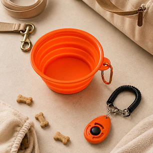 PLATO PLEGABLE PARA MASCOTAS C/U
