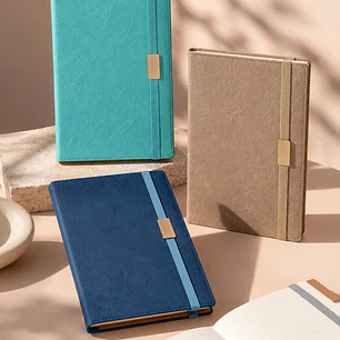 CUADERNO CON ELASTICO A5 C/U