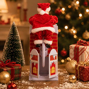 ADORNO NAVIDAD CHIMENEA C/U