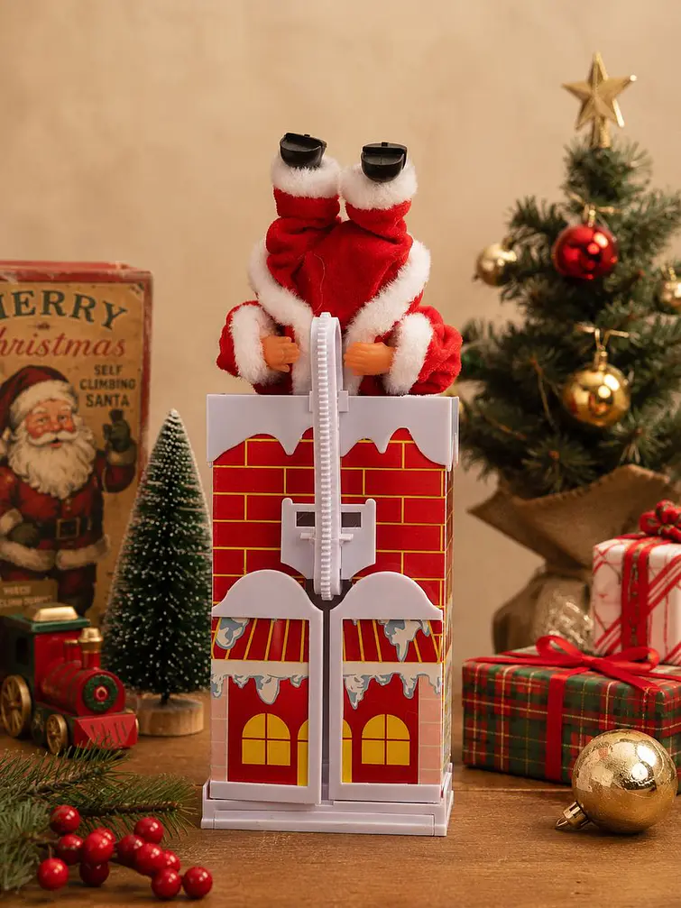 ADORNO NAVIDAD CHIMENEA C/U 3