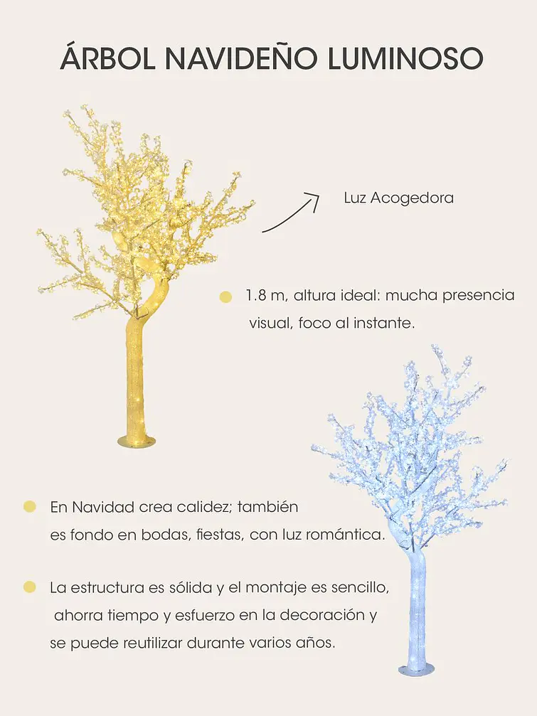 ARBOL LED C/U 4
