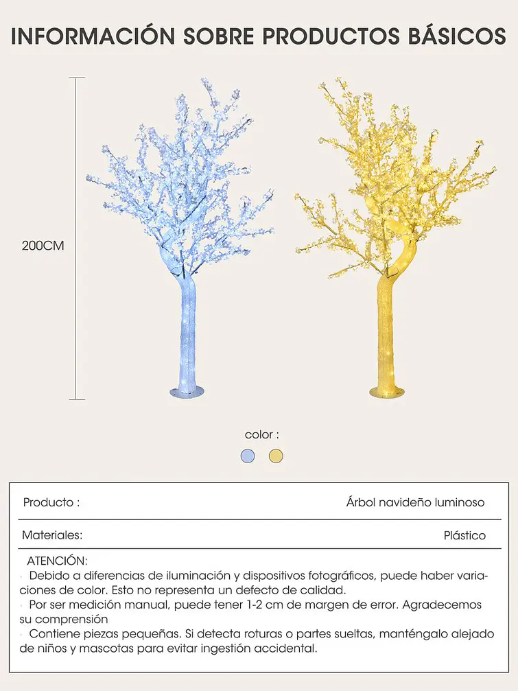 ARBOL LED C/U 6