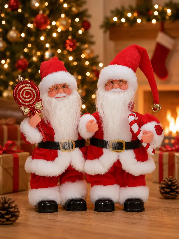 ADORNO NAVIDAD PAPA NOEL C/U 2