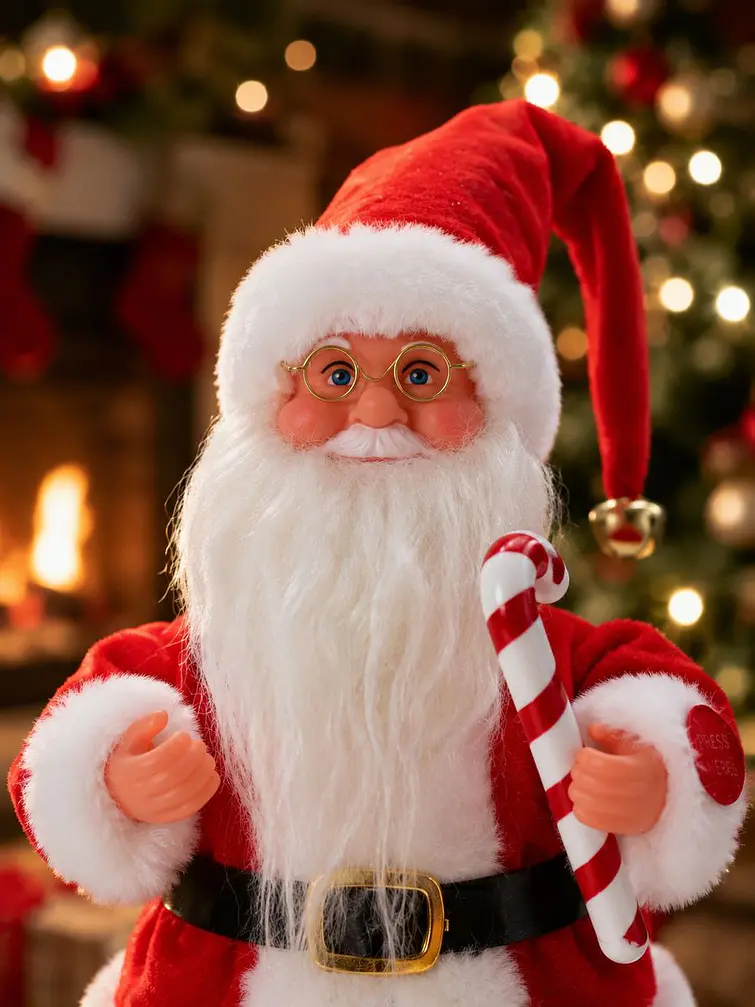 ADORNO NAVIDAD PAPA NOEL C/U 4